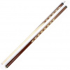 Кий для русского бильярда двухсоставной, запил-классика 7+5 (темный граб, граб)