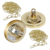Бильярдный светильник Кроун 3 плафона (золотой)