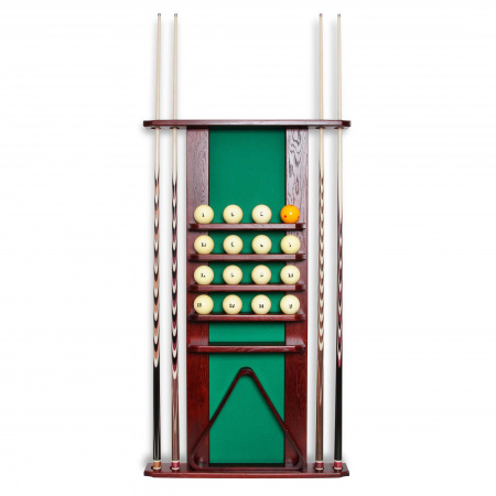 Киевница настенная Беатриса для 4 киев, дуб (махагон)